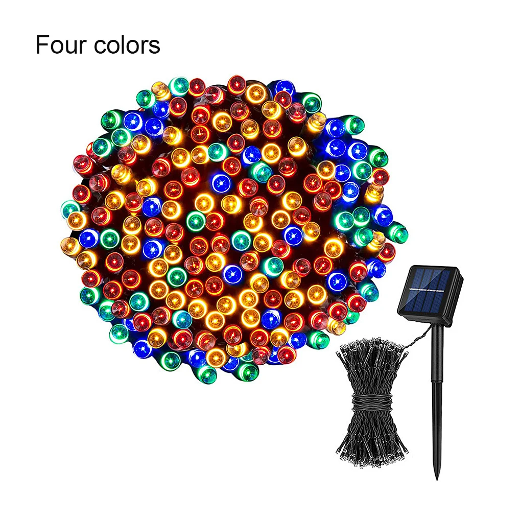 

22Meters 200LEDs Garden Light Strings Solar Powered LED Tree String Lamp Adjustable Christmas Garland Decorative Lamps
