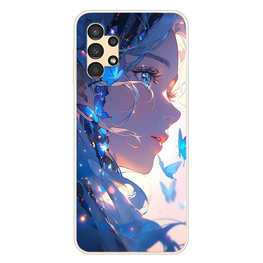 10 чехол для galaxy a13 4G мягкий силиконовый защитный из ТПУ