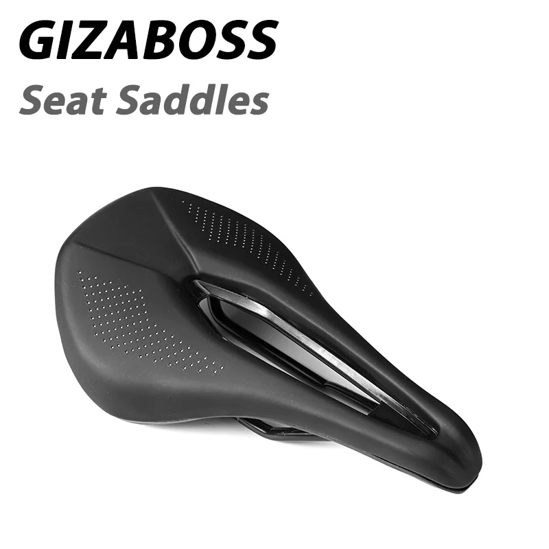

GIZABOSS Bicycle Seat Saddle MTB Road Bike Saddles MTB Bike Racing Saddle PU Breathable Soft Seat Cushion Bicycle Accessories