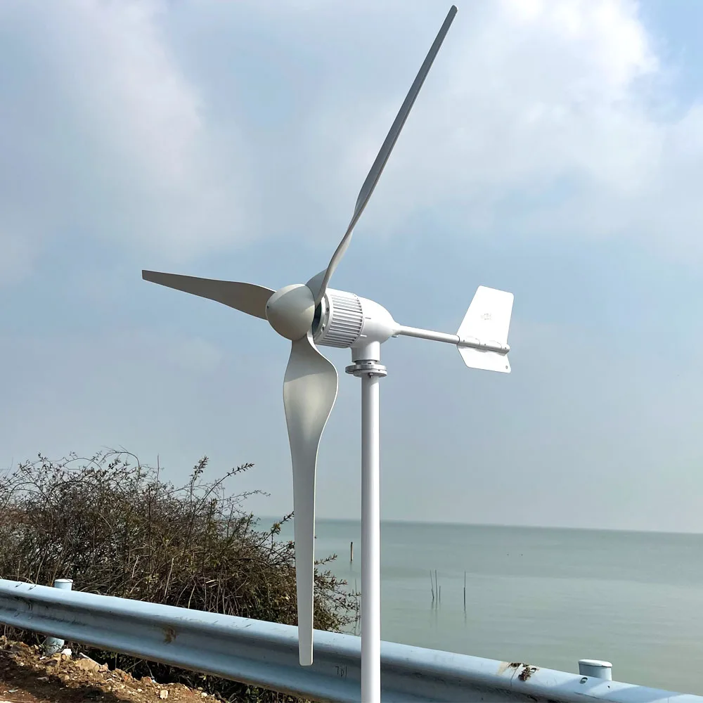 3 кВт 8 12 В 24 в 48 горизонтальный ветряной генератор с лопастями ветряная мельница