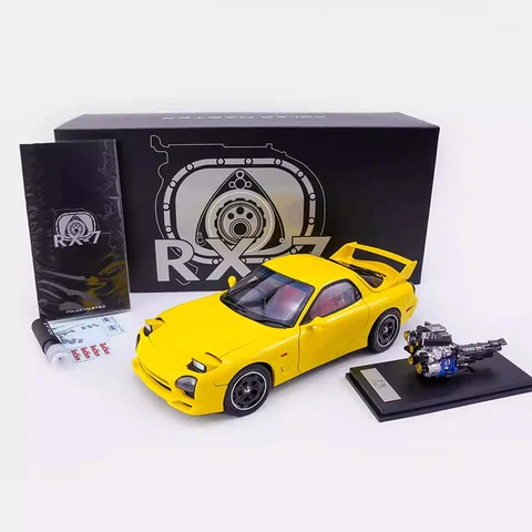 Polar MASTER 1:18 RX7 SPEED Yellow