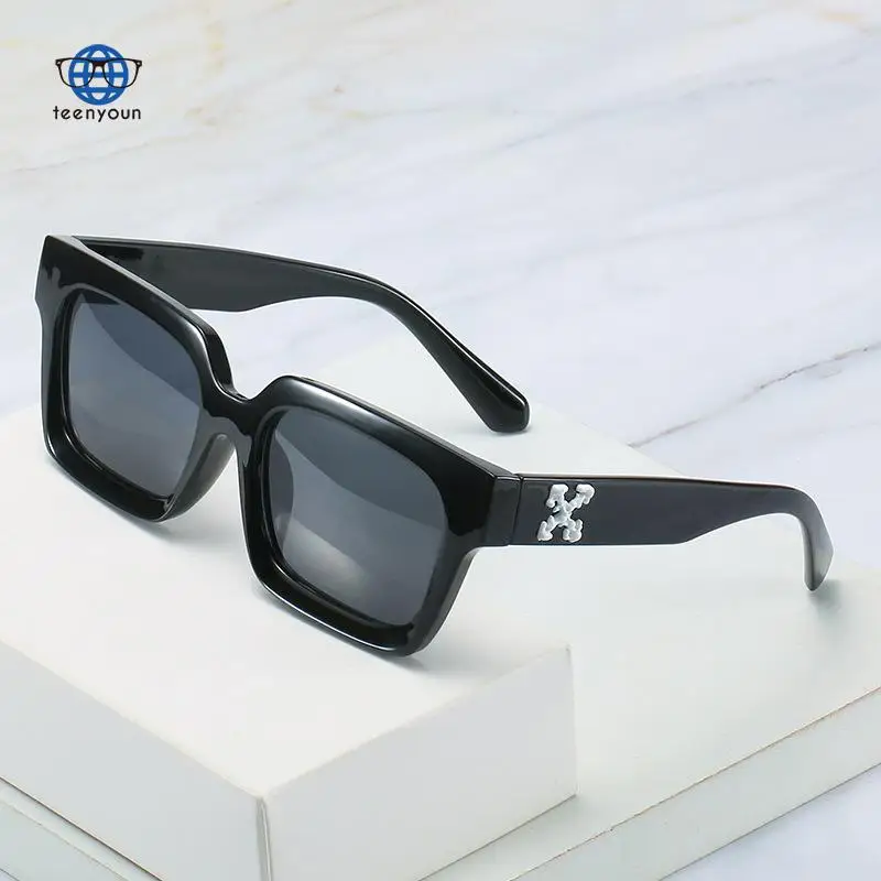 

Teenyoun New Off Fashion Brand Same Frame Punk X Accessories Gafas De Sol For Women Sunglasses Sun Glasses