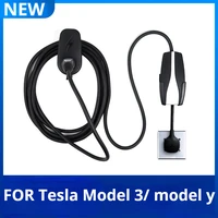 for tesla model 3 model y car charging cable organizer wall mount connector holder with chassis bracket charger holder