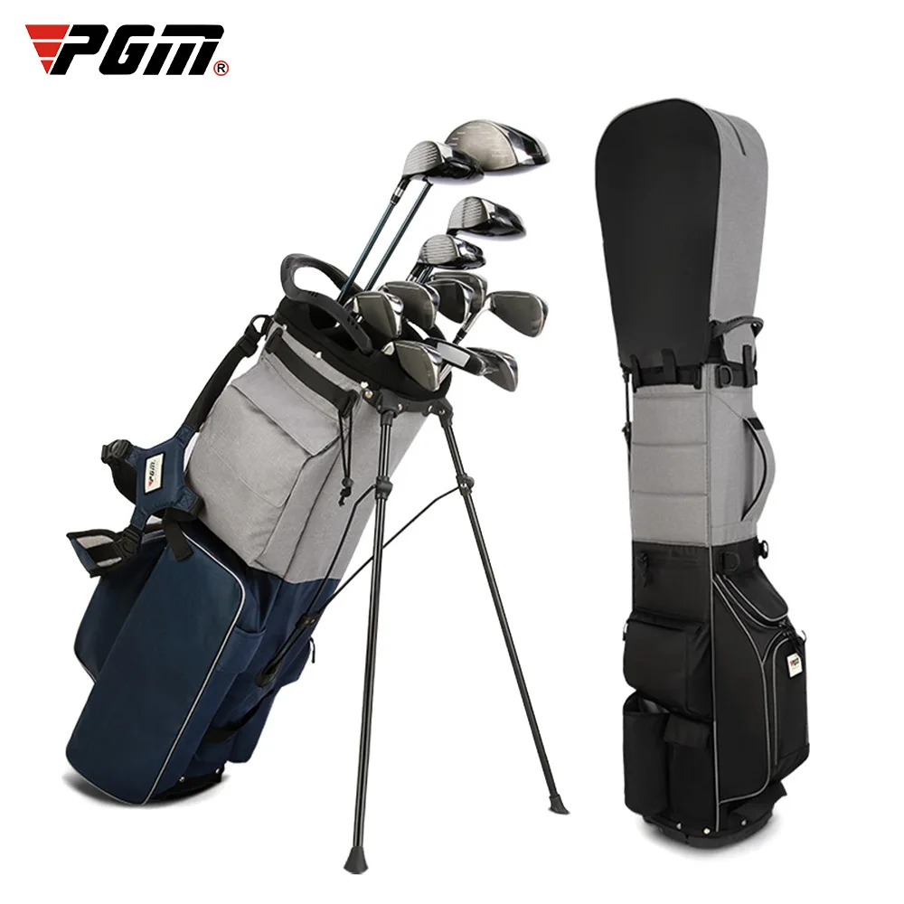 PGM Men's Golf Gun Bracket Bag Light Waterproof Multifunction Golf Clubs Bags Portable Large Capacity with Shoe Pocket Golf Bag
