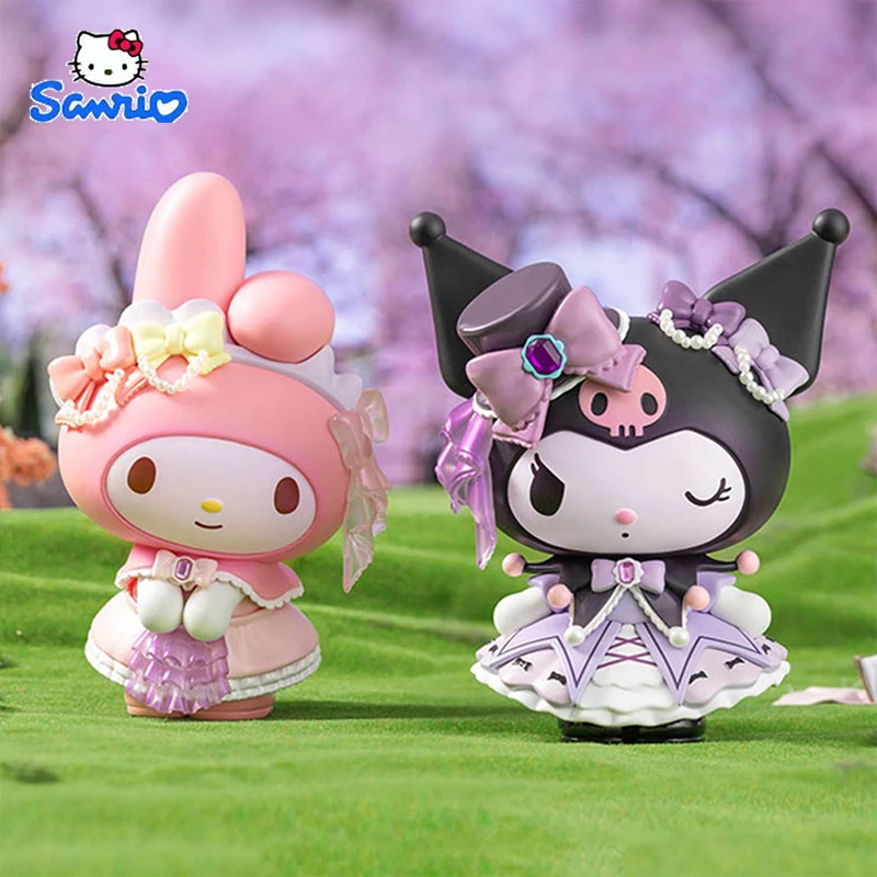 

Sanrio Kuromi My Melody Genuine Rosa Multiflora Series Anime Figures Decoration Toys Collection Gift Kawaii Figure Dolls Toy
