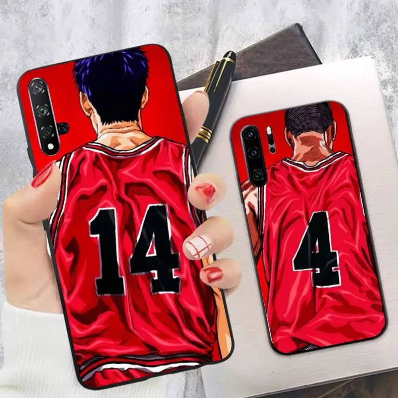 

Japan Comic Slam dunk Sakuragi Phone Case Soft Silicone Case For Huawei p 30lite p30 20pro p40lite P30 Capa