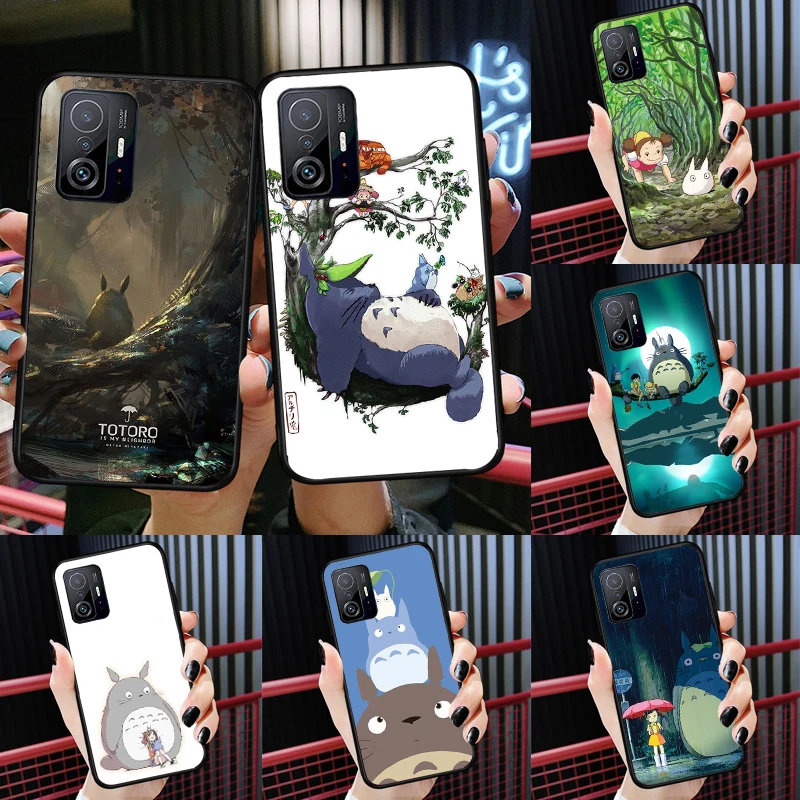 

My Neighboor Totoro Case For POCO X4 Pro X3 Pro GT F3 M3 M4 Pro Back Cover For Xiaomi Mi 11 Lite 11T Pro 12X
