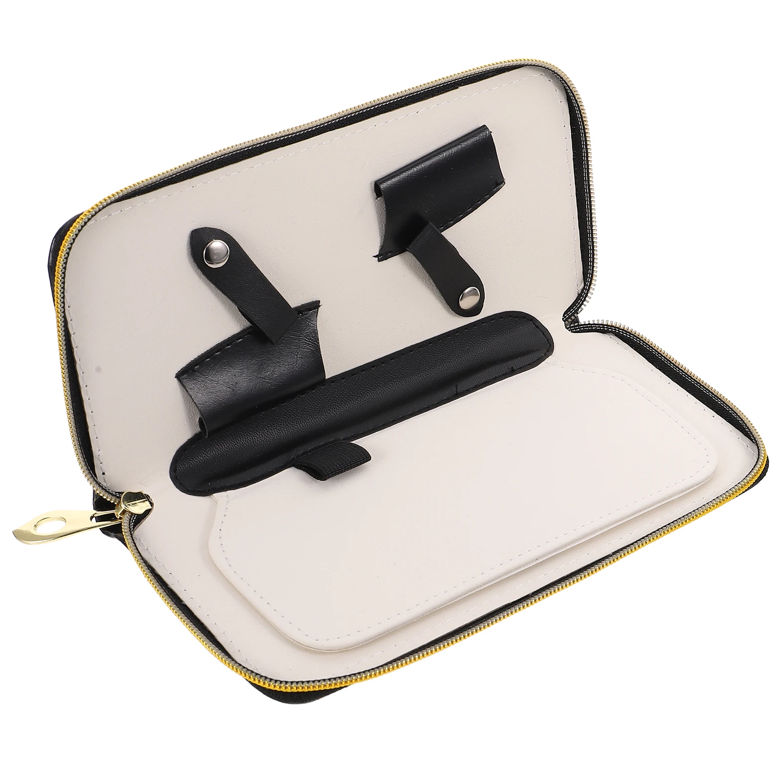 

1Pc Scissor Bag Home Hairdresser Barbershop Leather Pouch Leather Bag Scissor Case Salon Supplies Styling Tools Accessories