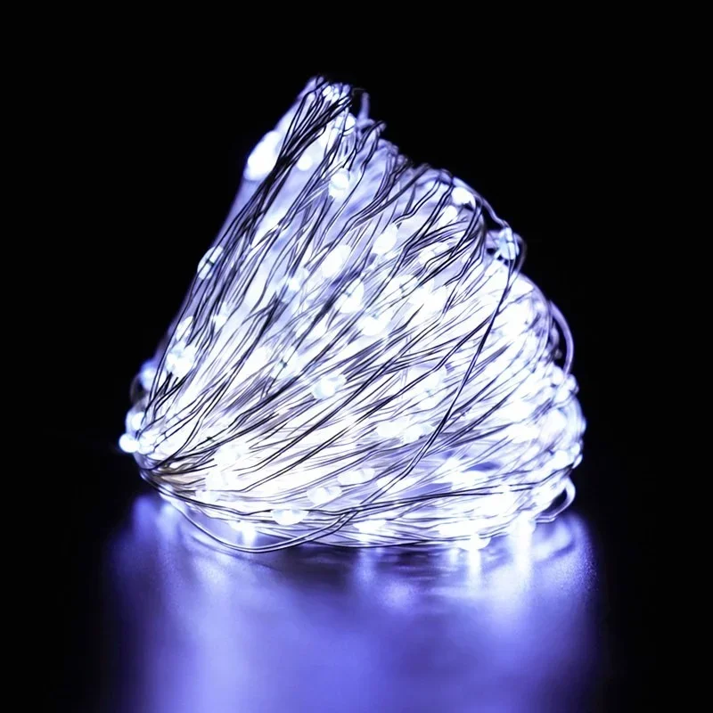 Гирлянда на батарейках. Светодиодные гирлянды для украшения Рождество и Новый