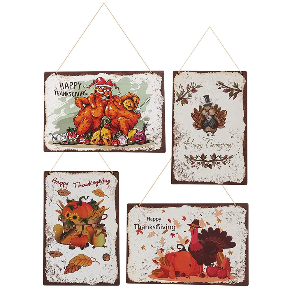 

4pcs Rustic Harvest Fall Signs For Home Decor Fall Home Home Decor Fall Autumn Decor