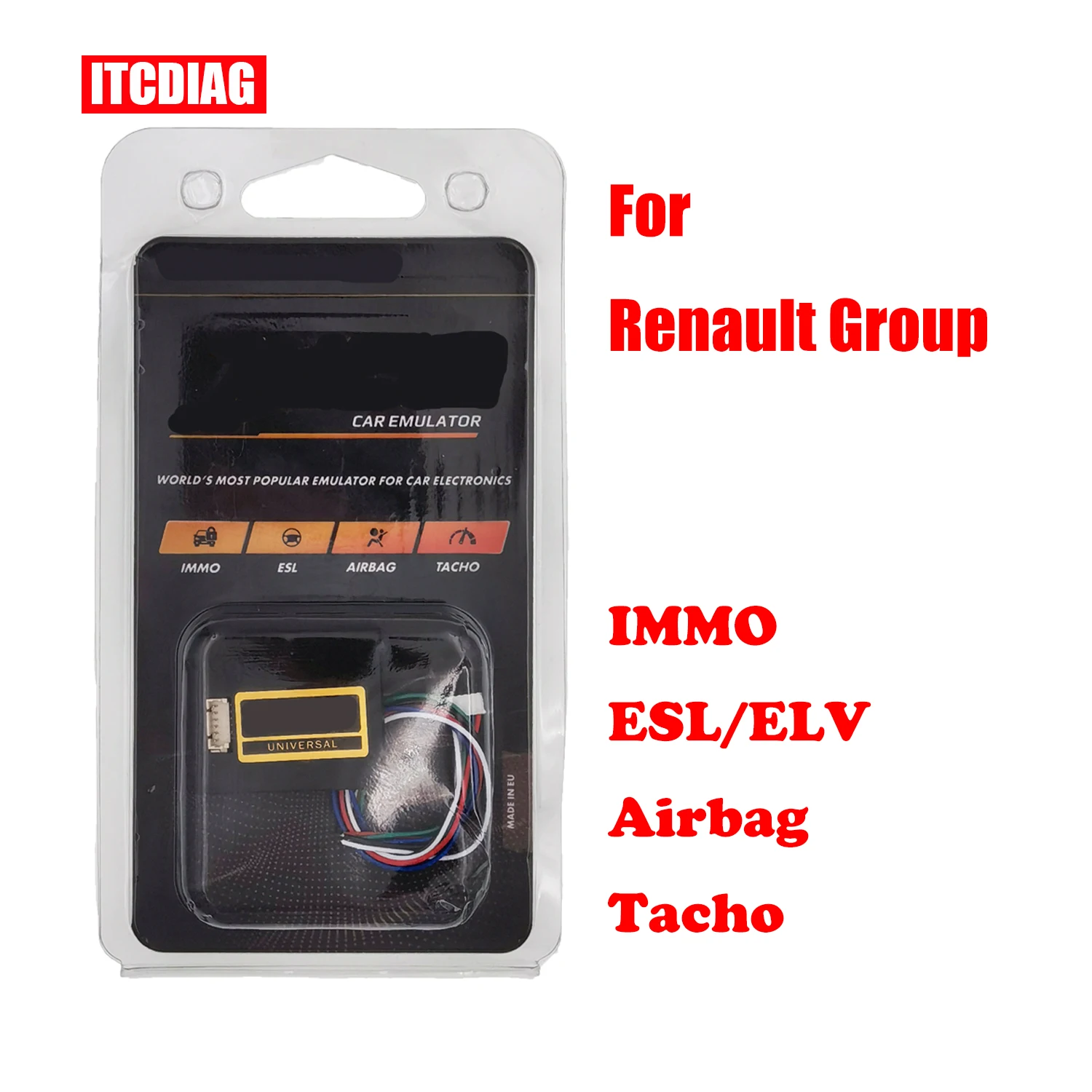 Универсальный эмулятор автомобиля для Renault Group 1dv96 Pro, иммобилизатор/ESL/ELV/Подушка безопасности/Tacho EDC17 EDC16 EDC15 EDC15VM + 2,x EDCMS 6,3