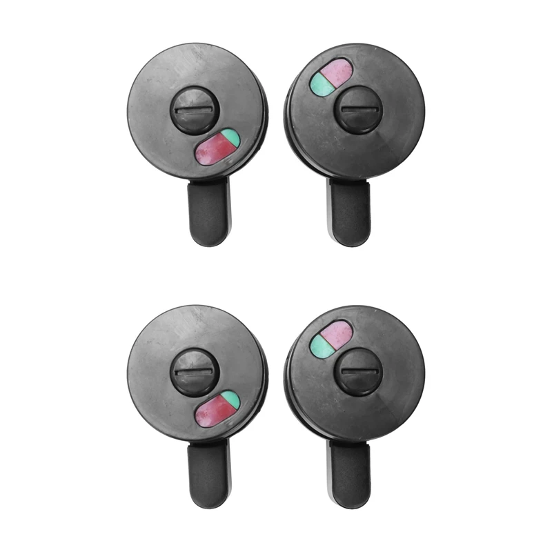 

4 шт., вращающаяся Красная Зеленая дверная Блокировка унитаза