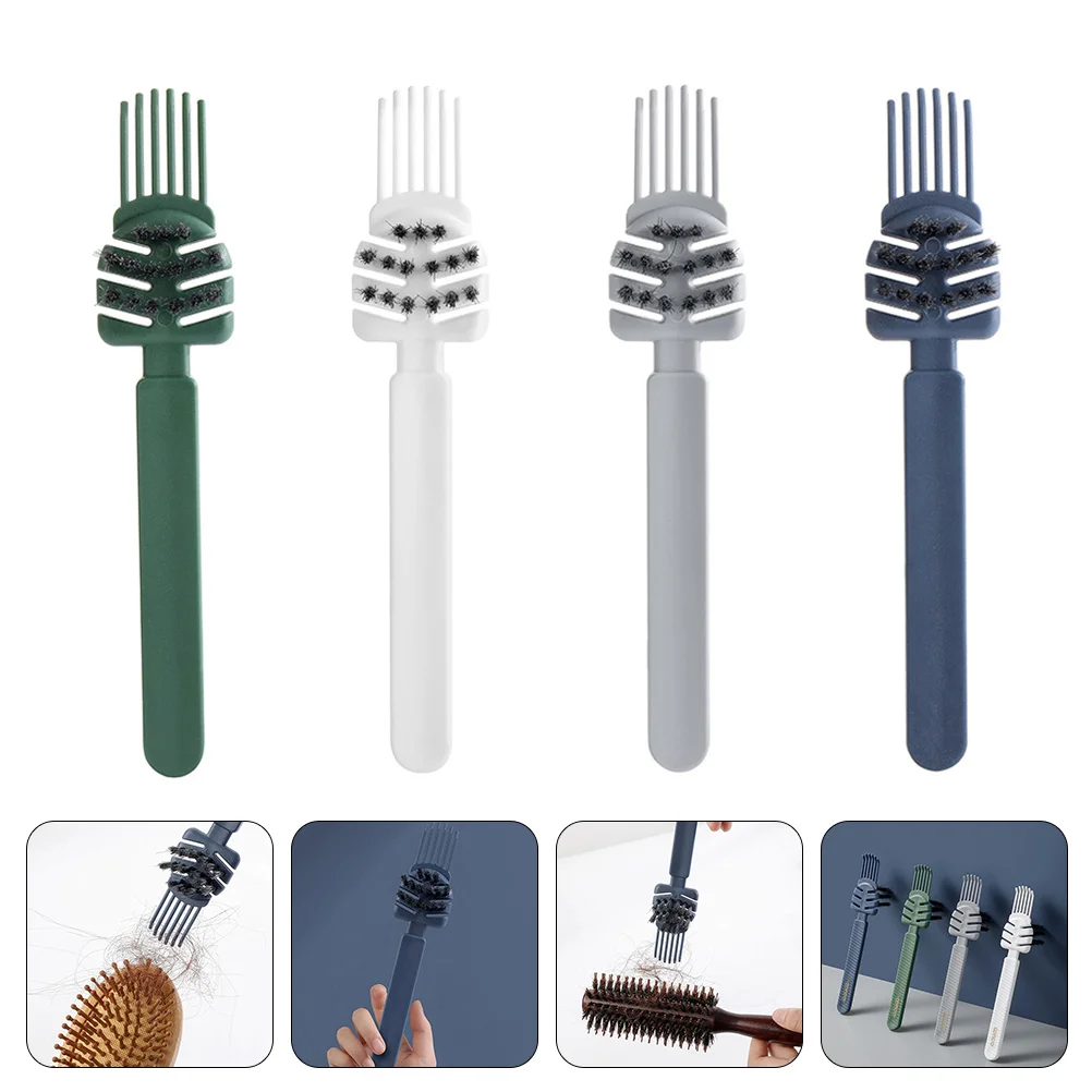 

Brush Hair Comb Cleaner Cleaning Tool Rake Remover Hairbrush Detangling Airbag Portable Wire Clean Combs Set Mini Brushes