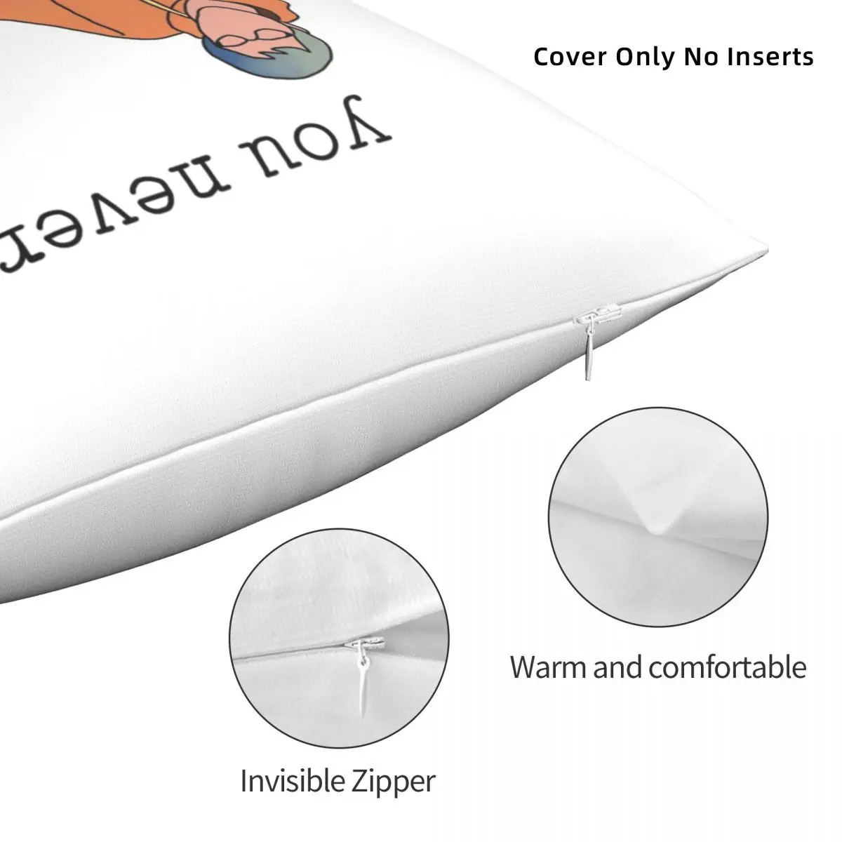 Квадратная подушка для мам из полиэстера и льна