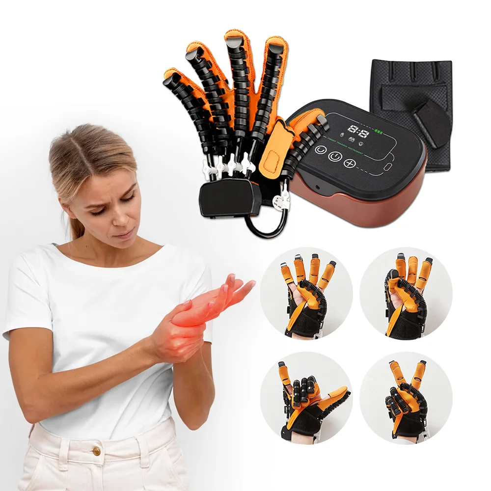 

Intelligent Hand Rehabilitation Robot Gloves Stroke Hemiplegia Hand Finger Function Recovery Mirror Training Physiotherapy Glove