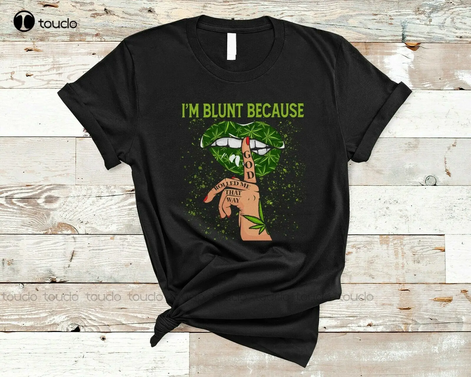 

I'M Blunt Because God Rolled Me That Way Funny Cannabis Weed Stoner Smoker Shirt Mens Dress Shirts Custom Aldult Teen Unisex