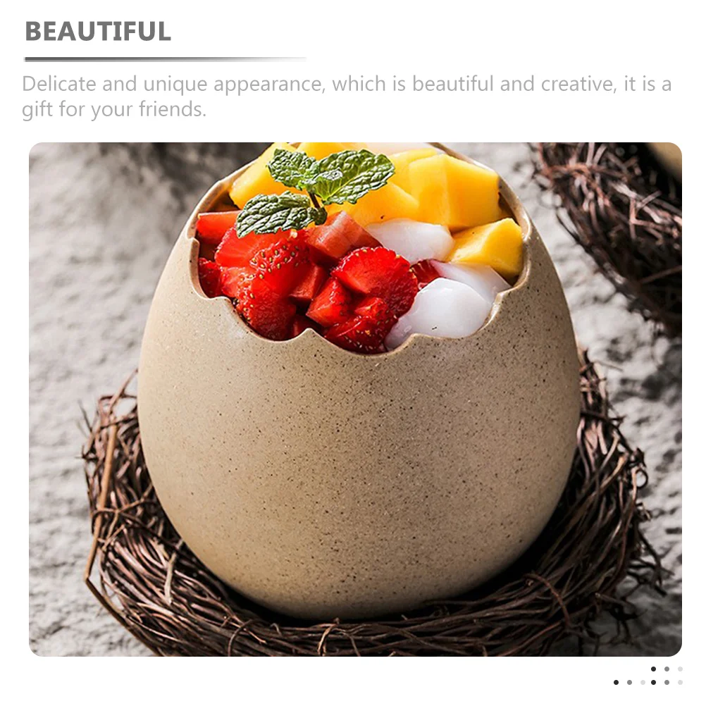 Керамический страусиный яичный скорлупа птичий керамический цветочный горшок