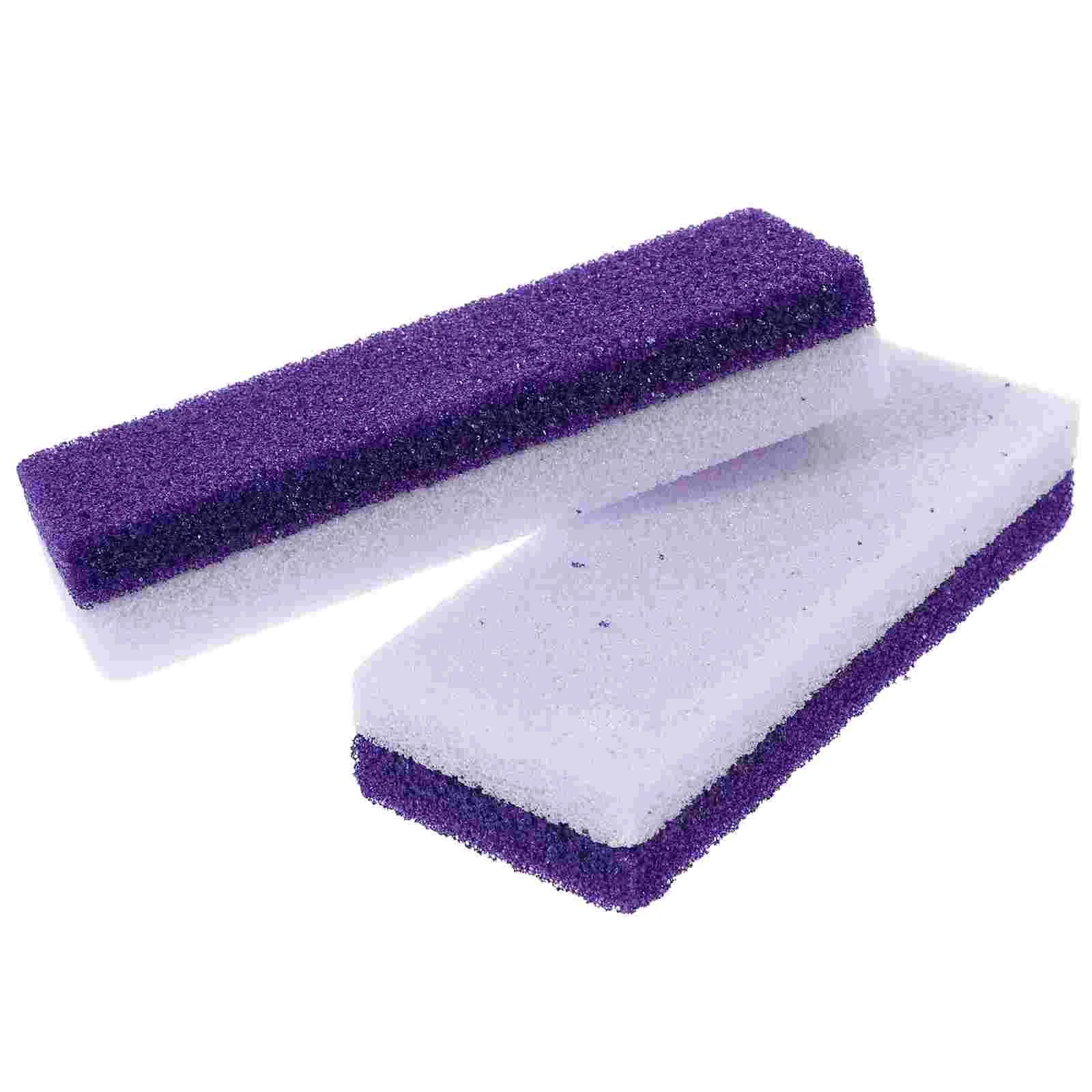 

2pcs Scrubber Foot Pumice Sponge Callus Remover Dead Skin Scraper Pedicure Exfoliator Tool Exfoliating File ( Purple )