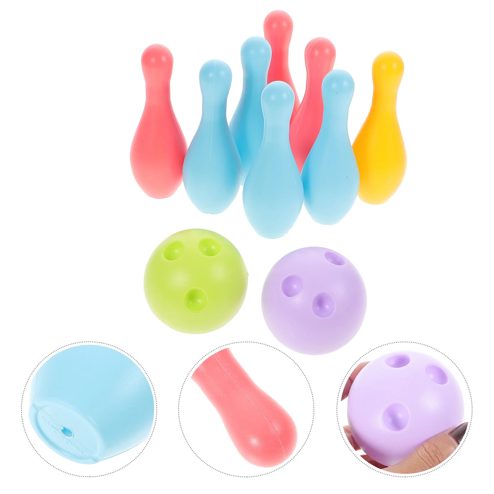 Bowling Toys Children Educational Giant Parent-child Sports Toddler Plastic Office