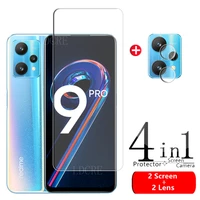 4in1 for realme 9 pro glass for realme 9 pro tempered glass 9h phone film screen protector for oppo realme 9 pro plus lens glass