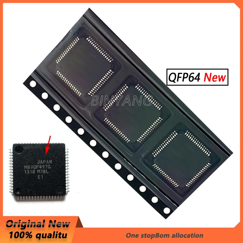 (1 шт.) 100% новый набор микросхем MB90F497GPFM MB90F497 QFP64