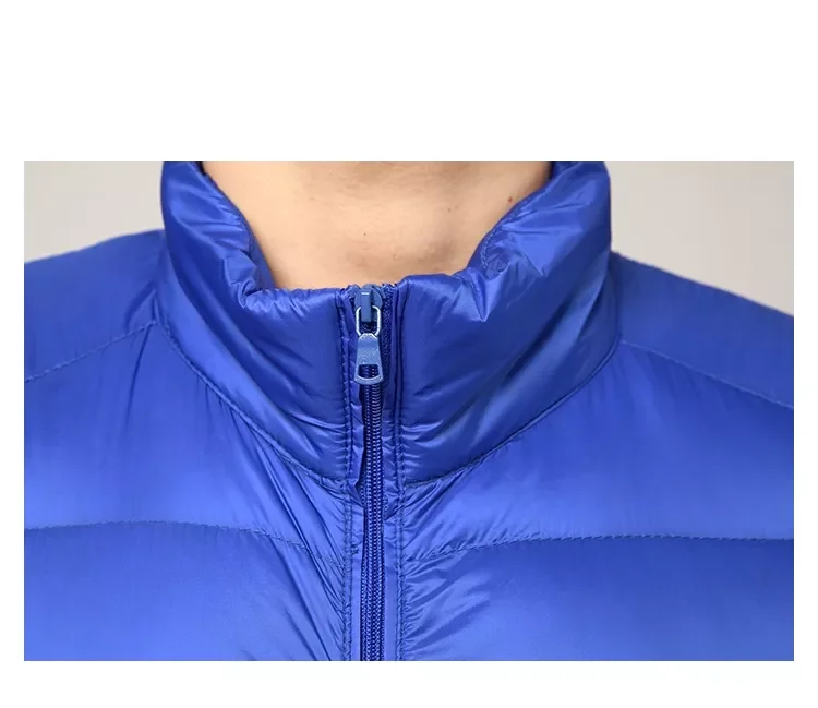 All-Season Ultra Lightweight Packable Down Water and Wind-Resistant Breathable Coat Men Hoodies Jackets