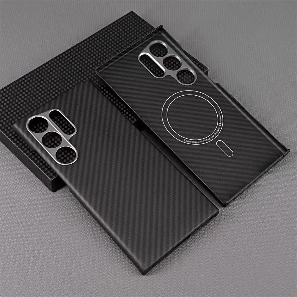 Магнитный чехол для Magsafe для Samsung Galaxy S22 S23 S24 Ultra Plus ...