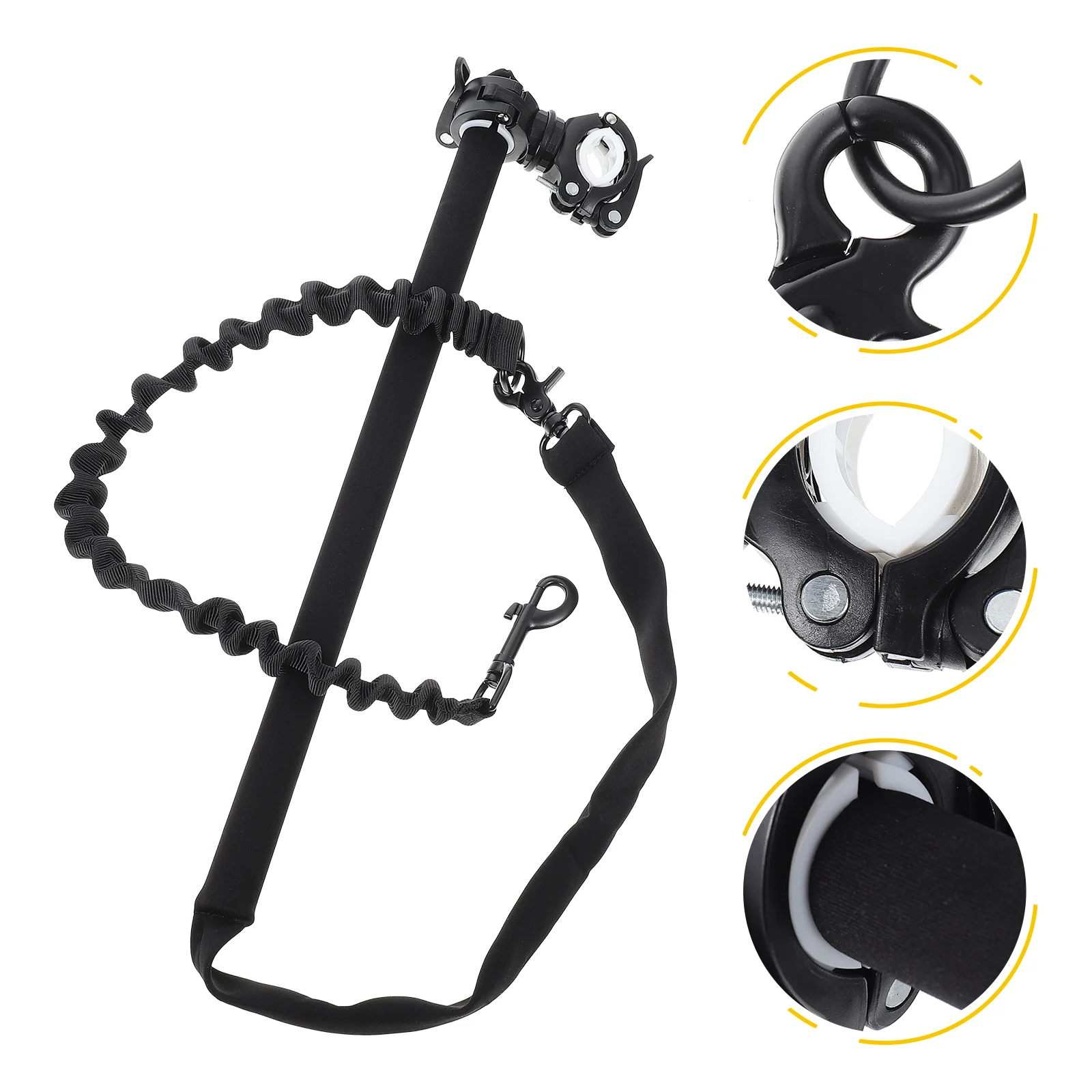 Bicycle Dog Walker Hands Free Leash Pet Safety Rope Dog Bike Leash Removable Pet Supplies Metal Outdoor Pet Dog Hauling Rope