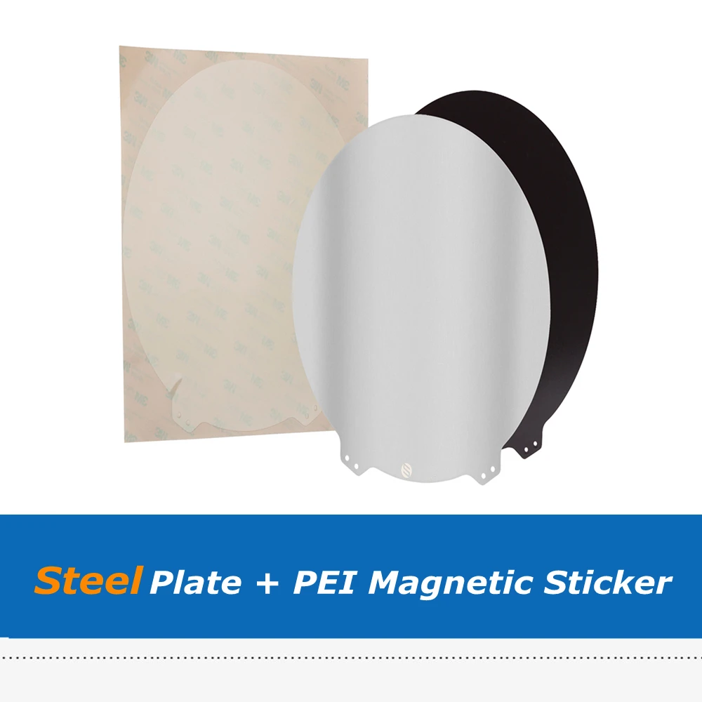 

Full Set 220mm Diameter Spring Steel Build Plate + PEI Sticker + B-side Magnetic Sheet For FLSUN Q5 3D Printer Parts Platform