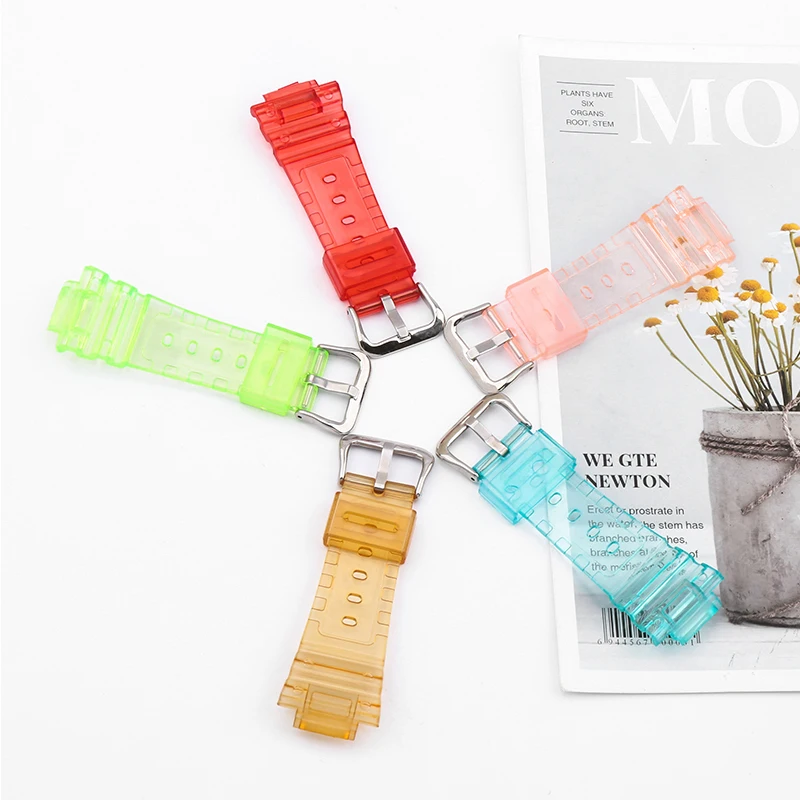 watch Accessories Men's Resin strap Case For Casio G-shock DW5600 GW-B5600 G-5600E GW-M5610 GLX-5600 watch strap watchbands