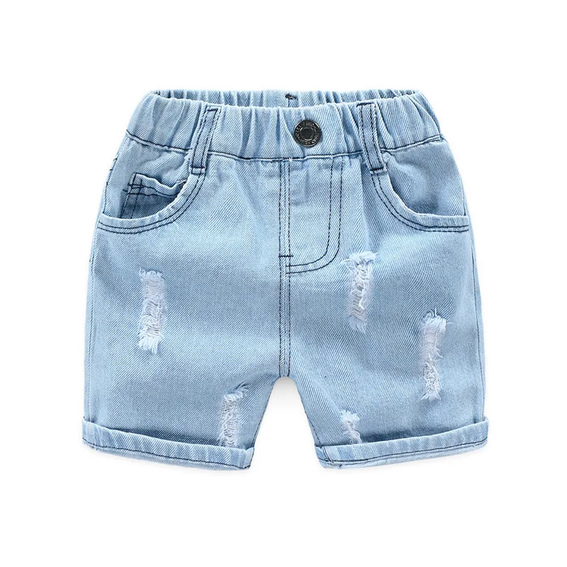 

Baby Boys Denim Shorts Hole Children Jeans Boy Casual Cowboy Short Child Clothes Summer одежда для подростков шорты для мальчика