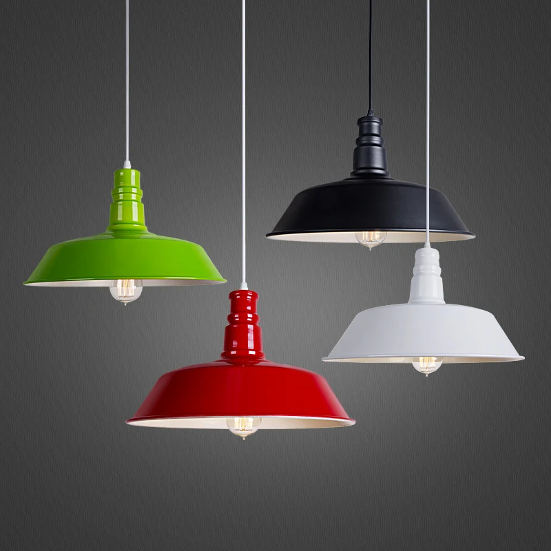 Retro industrial style Pendant Light restaurant workshop exhibition hall basement simple lampshade Hanging light fixtrue