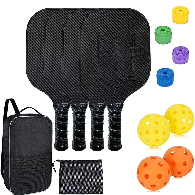 Изготовленное на заказ профессиональное весло для пиклбола из углеродного