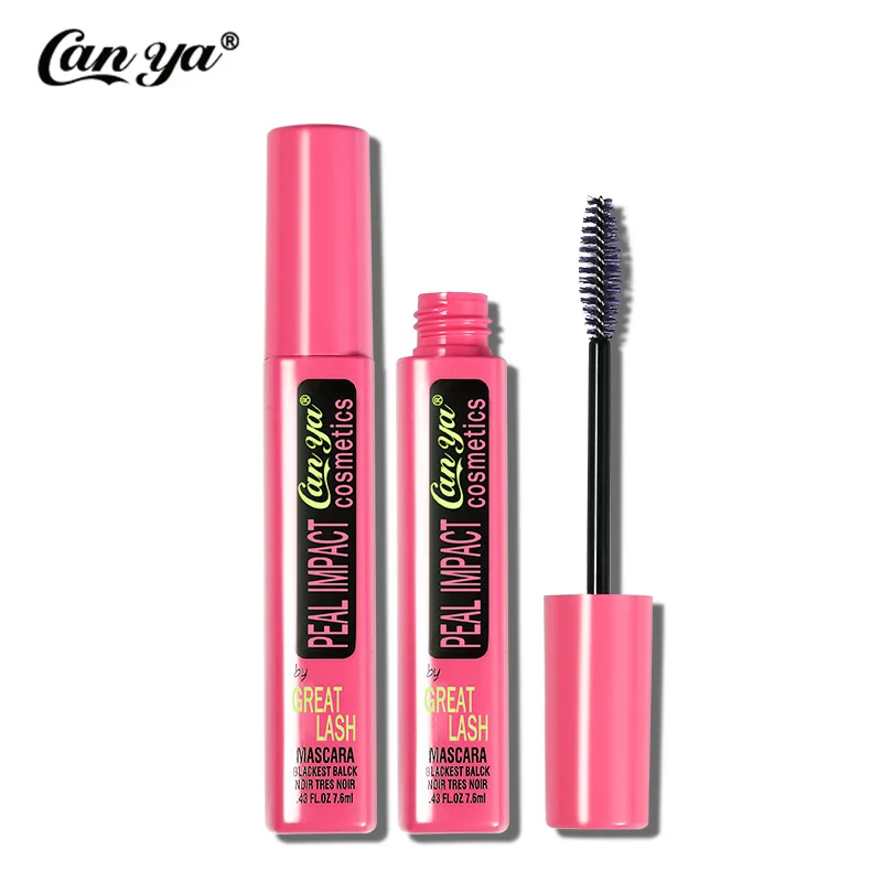 

Three-color hair cream, slender, pretty, dense and curling, dazzling black waterproof and not smudged mascara