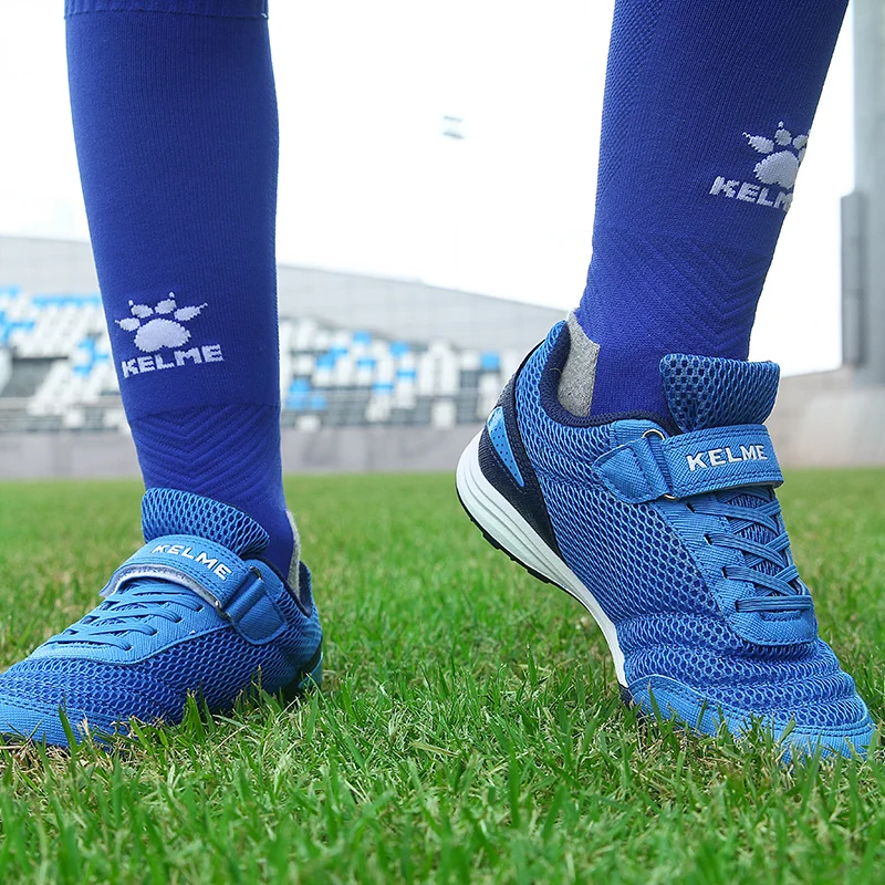 KELME TF Soccer Shoes Girl's Football Training Shoes Professional Sneakers Comfortable Non-slip Outdoor Boy's Sneakers 6873003