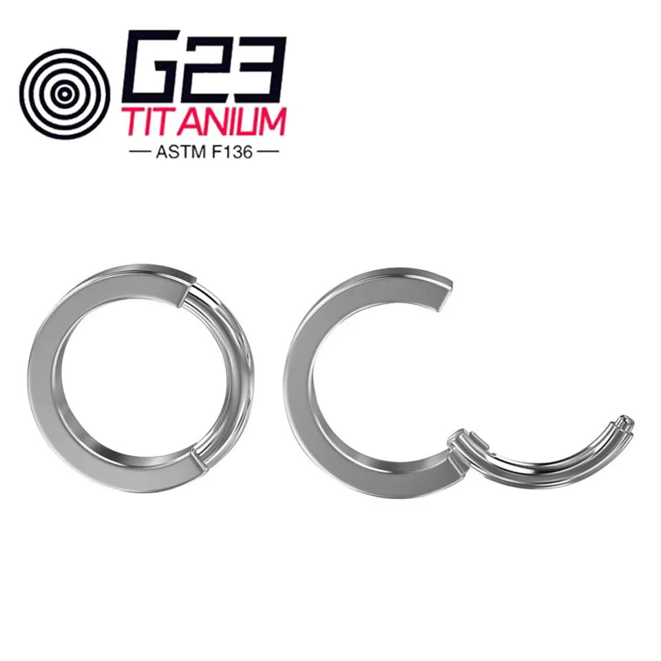

Best Selling G23 One Piece Hoop Septum Earrings Piercing Titanium Jewelry Nose Rings Free Shipping Products From Ali