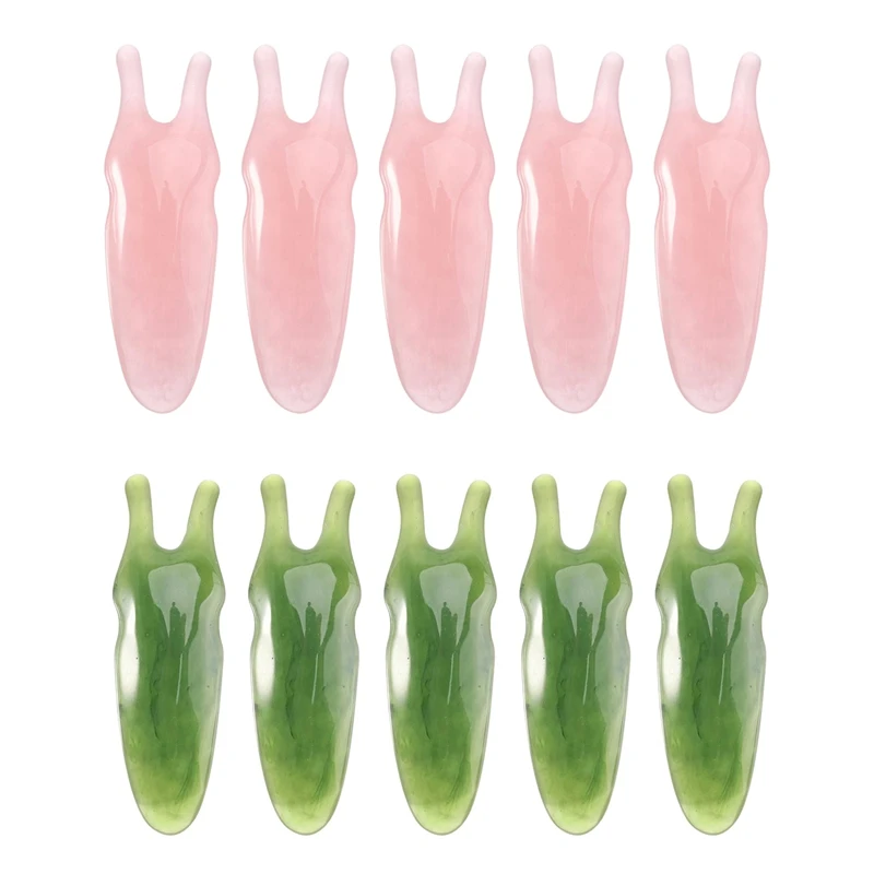 

5Pcs Nose Massage Gouache Gua Scraper for Face Massager Gua Sha Body Head Back Scraper Y Face Massage Tool