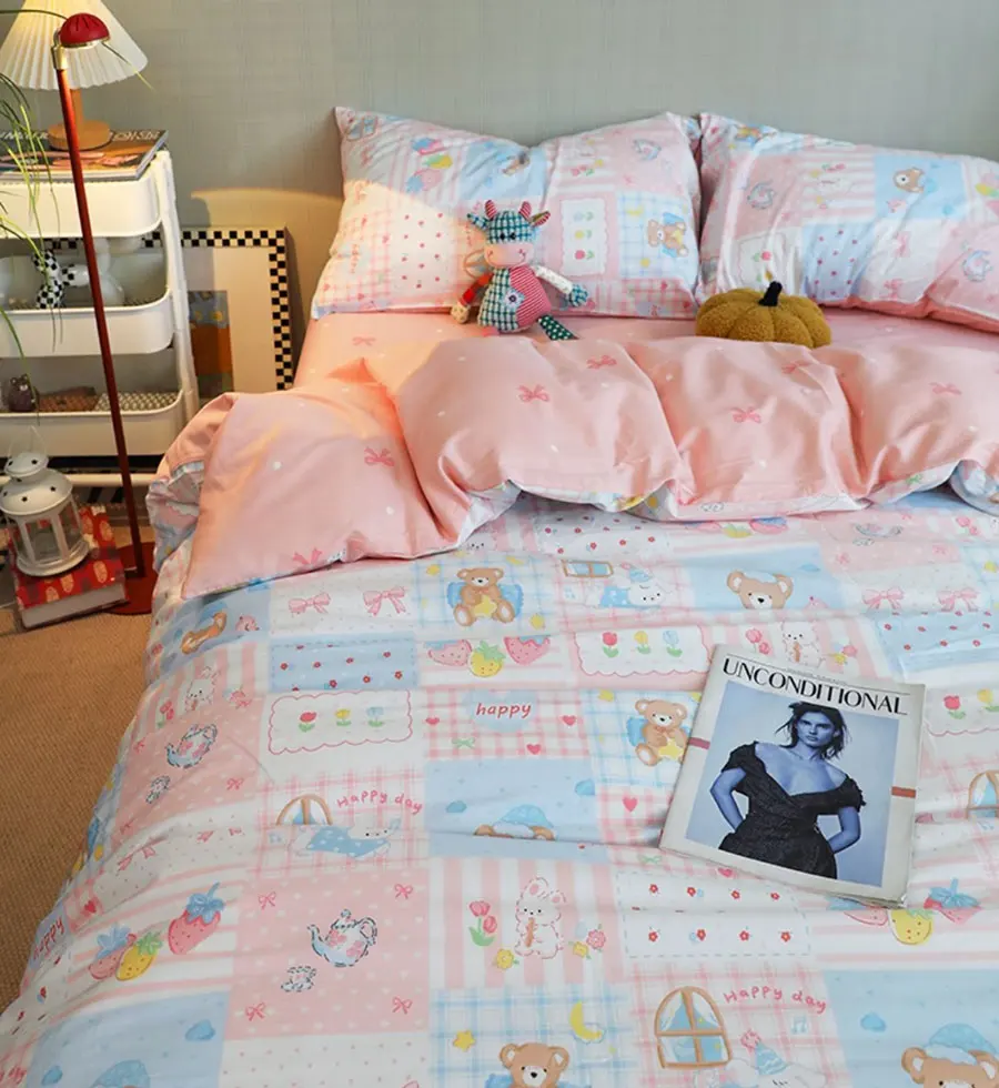 Симпатичный мультяшный медведь телефон одинарный двойной полный Королевский