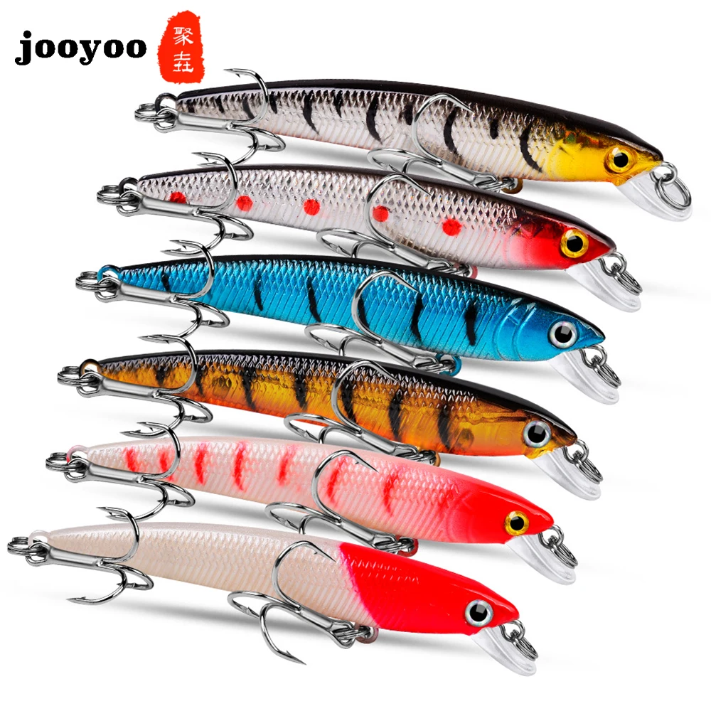 

Плавающая приманка 7,5 см, 4,6 г, приманки для рыбной ловли, пластиковая рыболовная приманка со стальным шариком, жесткая приманка для морской ...