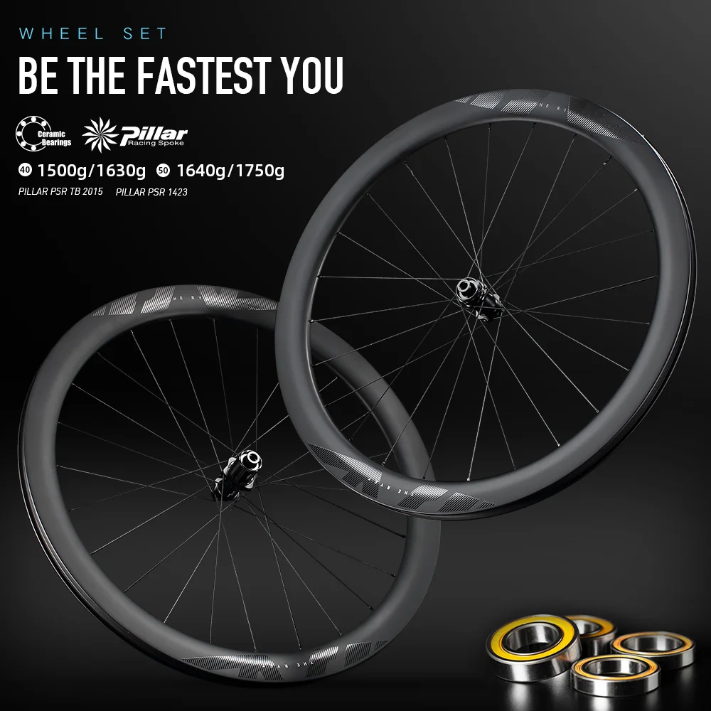 

NEW RYET Disc Brake Road Carbon Wheels Ceramic For Bicycl Tubless CLincher Wheelsets Pillar Spoke 1423 2015 CYCL TYRE BIKE