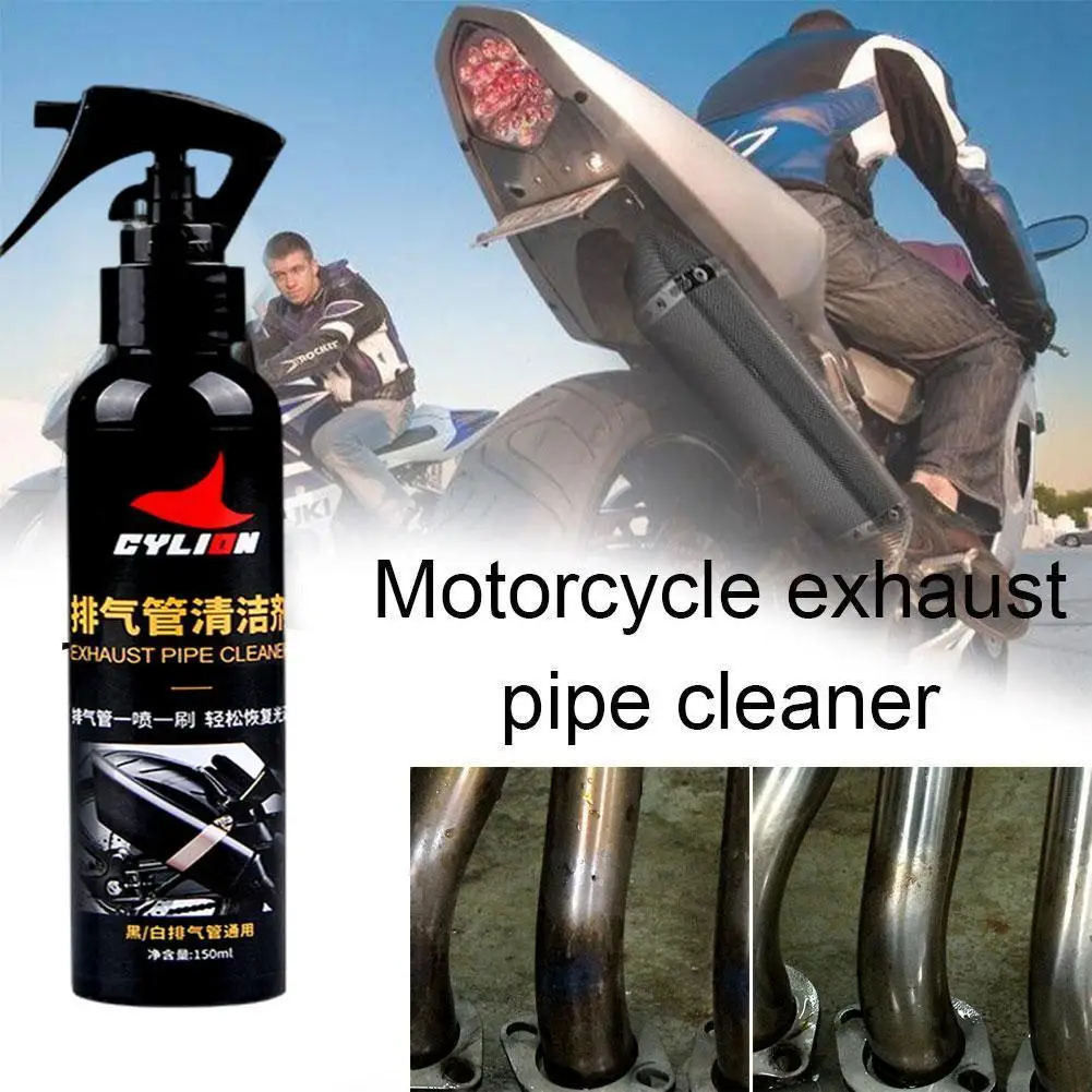 

150ML Motorcycle Exhaust Pipe Cleaner Spray Car Repair Rust Remover Motorcycle Paint Equipment Maintenance Polished Tool