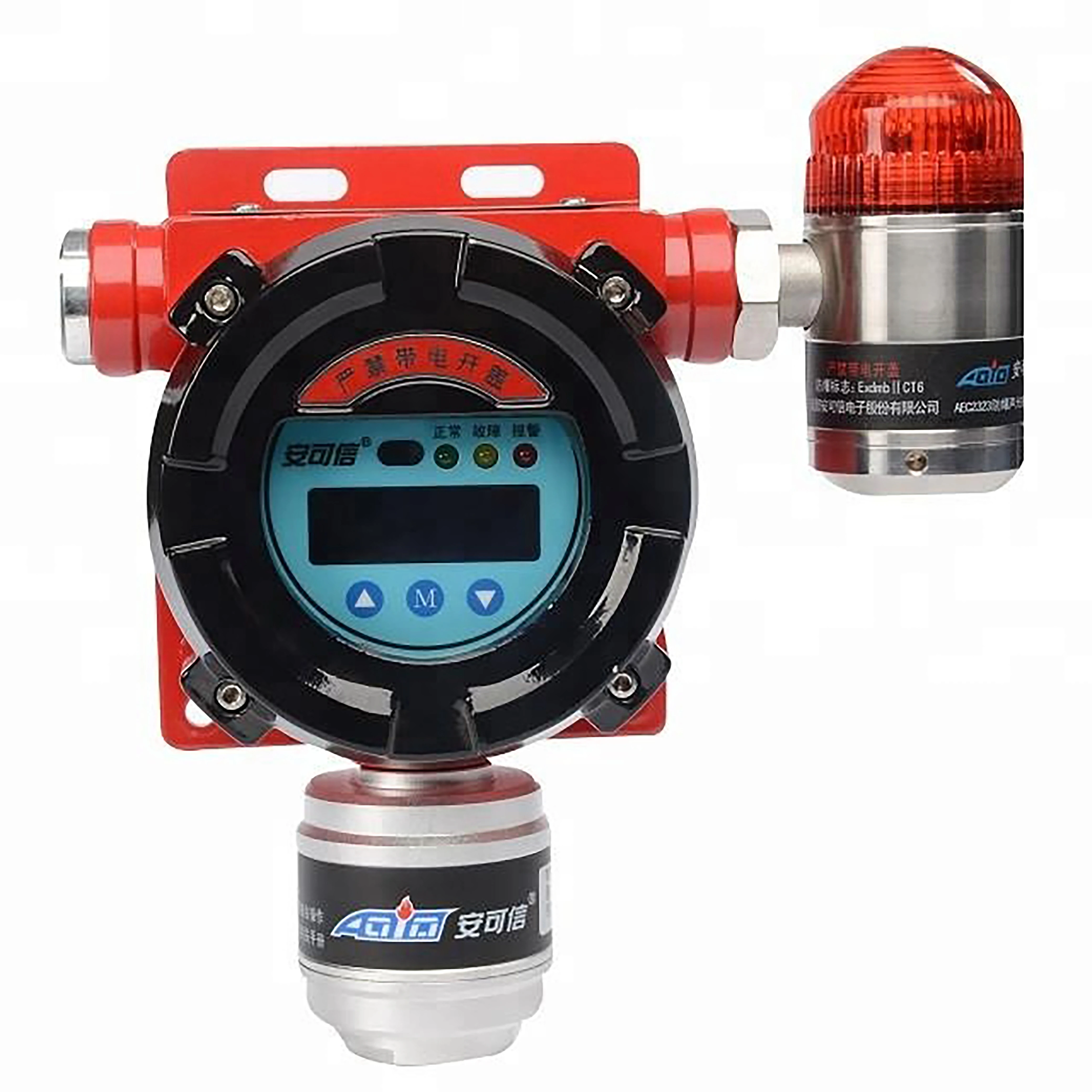 AEC2232bX Combustible Gases and Steam Detector Industrial Fixed Gas Detector Integrated on-site Display Typ enlarge