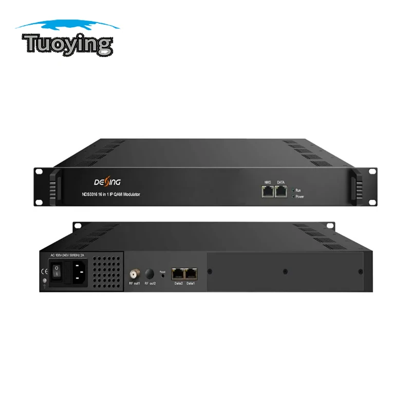 DVB-C IP QAM-модулятор 16 32 64-канальная IP-DVB-C готельная кабельная система Многослойная