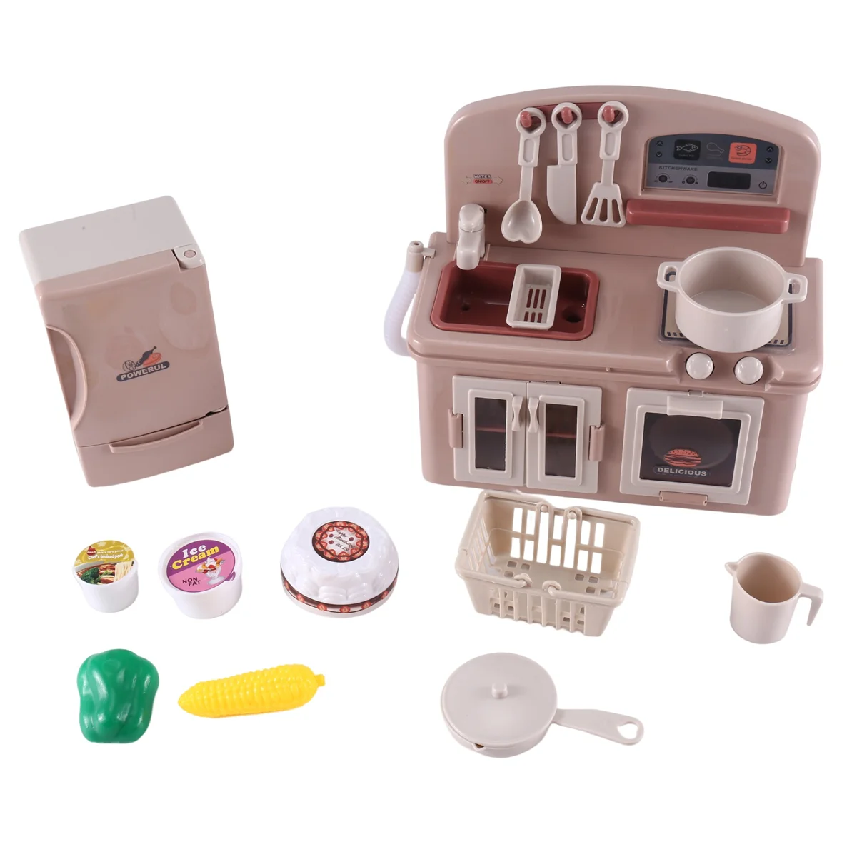

YH189-1S Household Simulation Stove Refrigerator Children'S Small Kitchen Toys and Girls Set