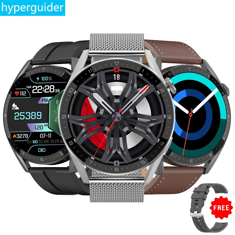 Смарт-часы hyperguide мужские с ЭКГ водонепроницаемые NFC для Xiaomi MI Realme Huawei Redmi Oppo Samsung