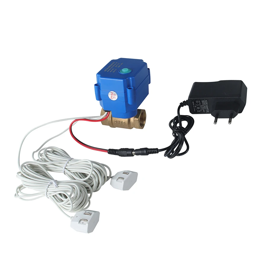 обнаружение утечек водяного клапана DN15 (1/2 дюйма) DN20 (3/4 DN25 (1 дюйм) с 2 6-метровым