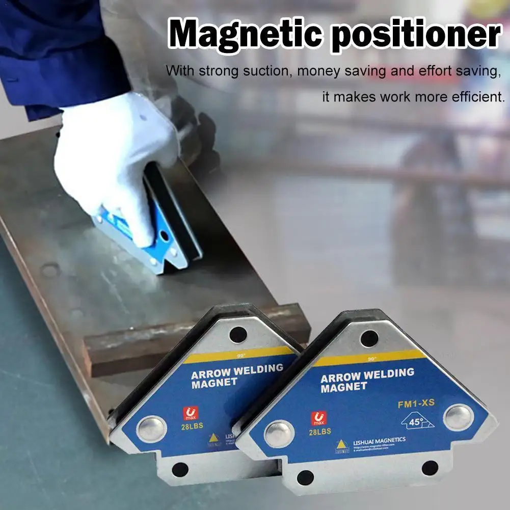 

4* Magnetic Welding Fixer Welding Positioners Multi-angle Solder Tools Ferrite Auxiliary Arrow Locator Weld Positioner Sold T0P2