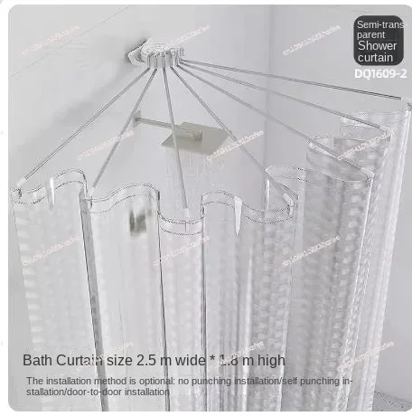 

Полукруглая душевая штанга из нержавеющей стали