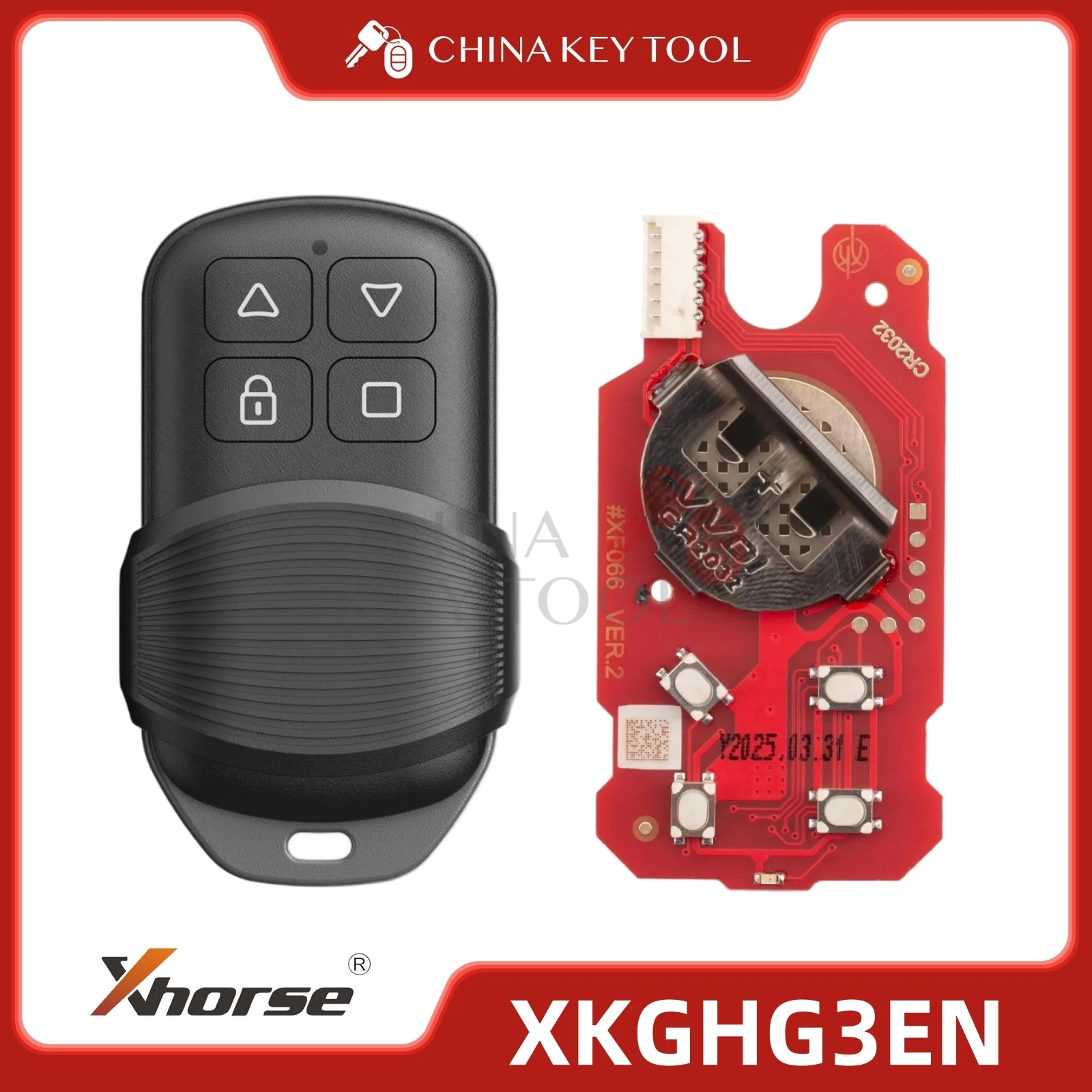 

XHORSE XKGHG3EN MASKER GARAGE REMOTE 4 кнопки второго поколения