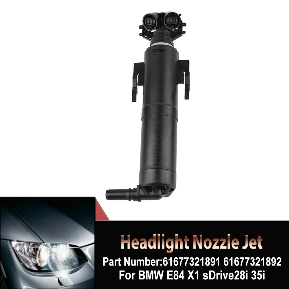 

For BMW X1 E84 sDrive28i 35i 2008-15 Front Left or Right Headlight Wahser Sparyer Nozzle Pump Cylinder 61677321891 61677321892